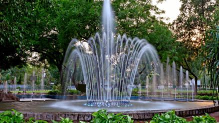 Garden Fountain - fountain loses water