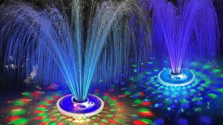Fountain with Stunning Lighting Effects