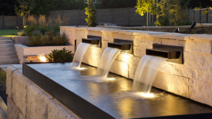 Outdoor Water Fountain Installation